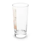 No.141_OneForOnesの焦げたパンしか作れないくまちゃん😨 Long Sized Water Glass :right