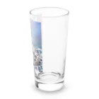 羊毛けだまkanaのユキヒョウもっふもふ02 Long Sized Water Glass :right