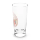 一兎風タウの ー迎春ー双子のうさぎちゃん Long Sized Water Glass :right