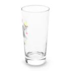 くぅちゃんファミリーのうめハル姉妹🐈🐈 Long Sized Water Glass :right