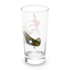 SKULL-2のノーズアートを描くすろくま。戦闘機P-40、SKULL Long Sized Water Glass :right