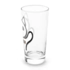 aiueoneko358のパワー猫 Long Sized Water Glass :right