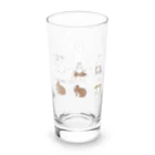 スタジオレッキスの白うさぎからオレンジうさぎに変身！ Long Sized Water Glass :right