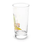 山歌和樂陽 浮世絵　Yamakawa Rakuyou UKIYOEの猫花魁　Neko Oiran　お手紙書く前 Long Sized Water Glass :right