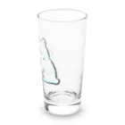 ふわきゅっとのふわふわシロクマ親子 Long Sized Water Glass :right