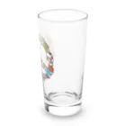 ミケタマのピースマーク Long Sized Water Glass :right