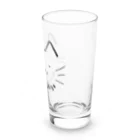 猫のひげ SUZURI店の猫のひげロゴマークシリーズ Long Sized Water Glass :right