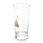 タナカミノルのユーモアイラストショップのお月さんぽ Long Sized Water Glass :right