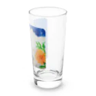 harupink🌸ペット似顔絵illustのスコティッシュストレートのパール君 Long Sized Water Glass :right