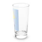 みにゆん　ねこのGood night, puppy ~ blue Long Sized Water Glass :right