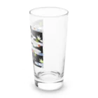 PALA's SHOP　cool、シュール、古風、和風、の和風　着物柄　「水面のもみじ」□ Long Sized Water Glass :right