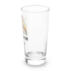 はずれ馬券屋の馬イラスト544 競馬は情報戦 黒 Long Sized Water Glass :right