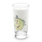 えんどうの25年前に描いたぱぱとまま Long Sized Water Glass :right