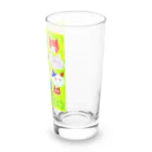 MIROKUちゃんのゆるかわゆるかわご近所ねこ集合 Long Sized Water Glass :right