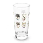 豆つぶのshiba-inu fanciers(集合) Long Sized Water Glass :right