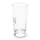 めろんぽっぷのお店だよの踏みだせ、アルダブラゾウガメ 。 Long Sized Water Glass :right