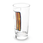 髑髏フラワーの髑髏フラワーグラフィック Long Sized Water Glass :right