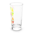 あいてむレインボーの三角のフルーツ Long Sized Water Glass :right