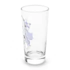 blossomの淡色青紫系女の子 Long Sized Water Glass :right