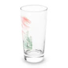 MUGEN ARTの二匹の金魚　小原古邨作品編集　日本のアートTシャツ＆グッズ Long Sized Water Glass :right