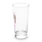 こくうの推しが尊いちゃん(桃色) Long Sized Water Glass :right