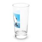 Drecome_Designの【手を取って・・・】海豚(イルカ)親子 Long Sized Water Glass :right