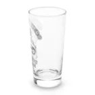 提供 tshopのヒッピーとマイクロバスのローブローアート Long Sized Water Glass :right