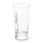 greetenのアート猫　モノクロ　 Long Sized Water Glass :right