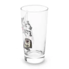 TunaBBQのくつろぐ猫 Long Sized Water Glass :right