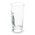 MeltedButterの身も心もすり減る精神疾患きゅうり Long Sized Water Glass :right