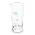 soraの紙飛行機に乗った猫のさぶろう Long Sized Water Glass :right