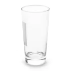 rilybiiのTULIP, white gray blue . Long Sized Water Glass :right