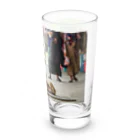 Second_Life_of_Railwaysのマンダレー駅に住む子犬とキハ40系 Long Sized Water Glass :right