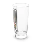 R&N Photographyのカトリーナとポインセチア花｜死者の日・日本のカトリーナ Long Sized Water Glass :right