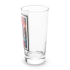 R&N Photographyのカトリーナとポインセチア｜死者の日・日本のカトリーナ Long Sized Water Glass :right