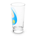 うさのこの青だるま Long Sized Water Glass :right