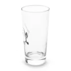 moonriver2020の手をあげるシマエナガくん Long Sized Water Glass :right