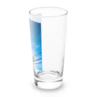 もず黒の青空グラフィック Long Sized Water Glass :right
