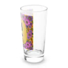 チャンドラのかわいい龍とお花 Long Sized Water Glass :right