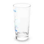 ホワイトドラゴン　タイトくん💙のあなたの夏がいい思い出になりますように Long Sized Water Glass :right