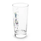 あおきさくら　の乳母車に乗ったウサギの散歩 Long Sized Water Glass :right