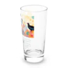 鳥救うSUZURIの『ウチの子になる？』【寄付付き商品】 Long Sized Water Glass :right