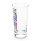 結華の障害者アート 手描きイラスト カラフル Long Sized Water Glass :right