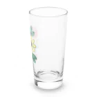 結華の障害者アート 手描きイラスト 花 Long Sized Water Glass :right