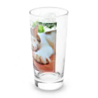 nekousagi*∩..∩の【ロゴ無】①夏のトラミ兄ちゃん Long Sized Water Glass :right