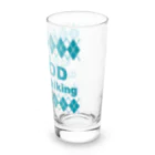 キッズモード某のチャリロゴアーガイル(mint) Long Sized Water Glass :right