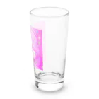 ゆ。のピンクの子 Long Sized Water Glass :right