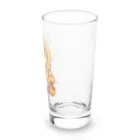 Vasetti_pressのパーカーを着たティラノサウルス Long Sized Water Glass :right