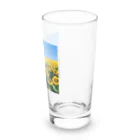 the blue seasonのヒマワリ畑 Long Sized Water Glass :right