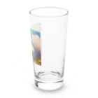 mikkunchamaのかわいいうさぎのイラストグッズ Long Sized Water Glass :right